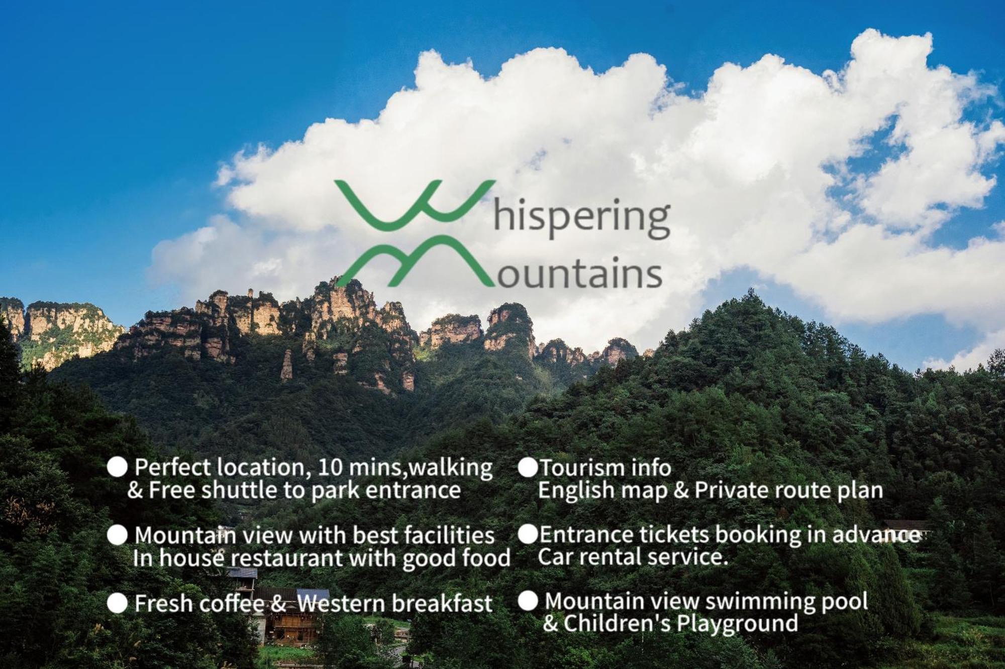 Whispering Mountains Boutique Hotel Zhangjiajie Exteriör bild